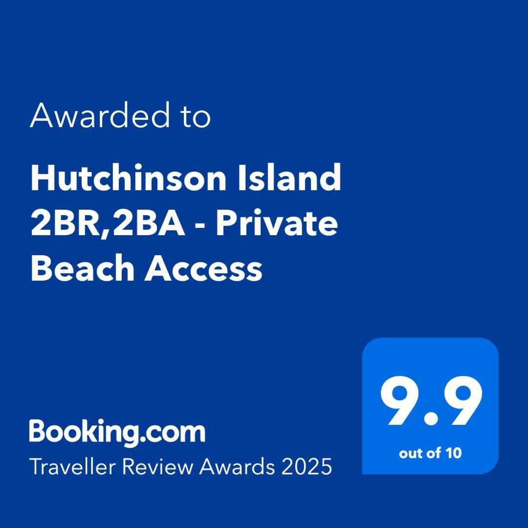 Hutchinson Island 2Br,2Ba - Private Beach Access Fort Pierce Exterior photo